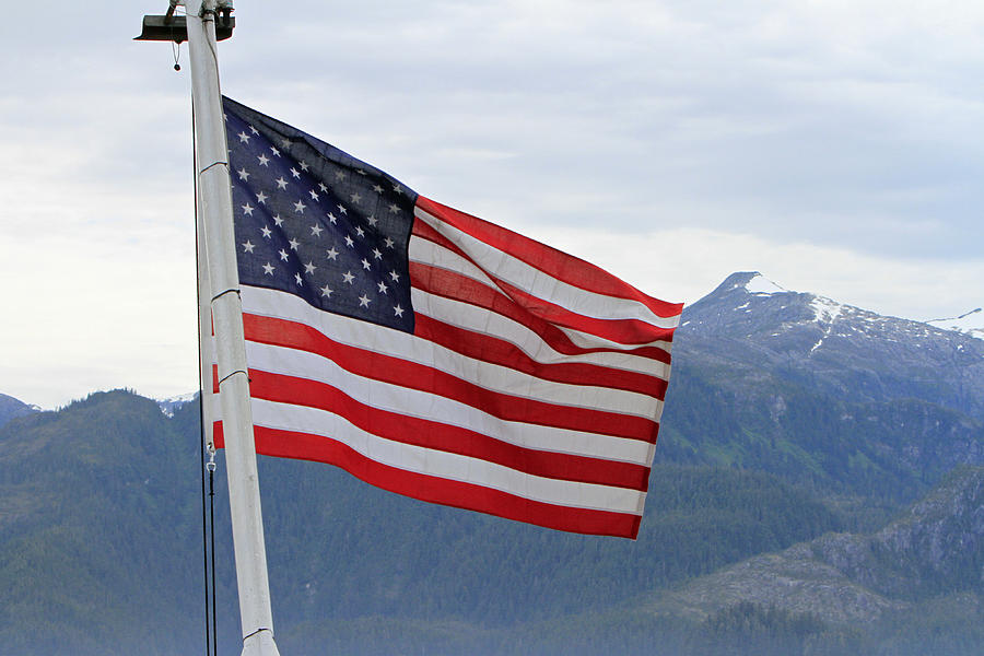 Mountain Photograph - Stars and Stripes  by Shoal Hollingsworth
