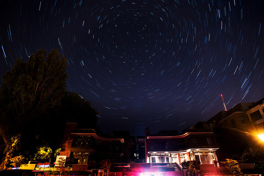 Stars in the houses Photograph by Yoshiki Nakamura