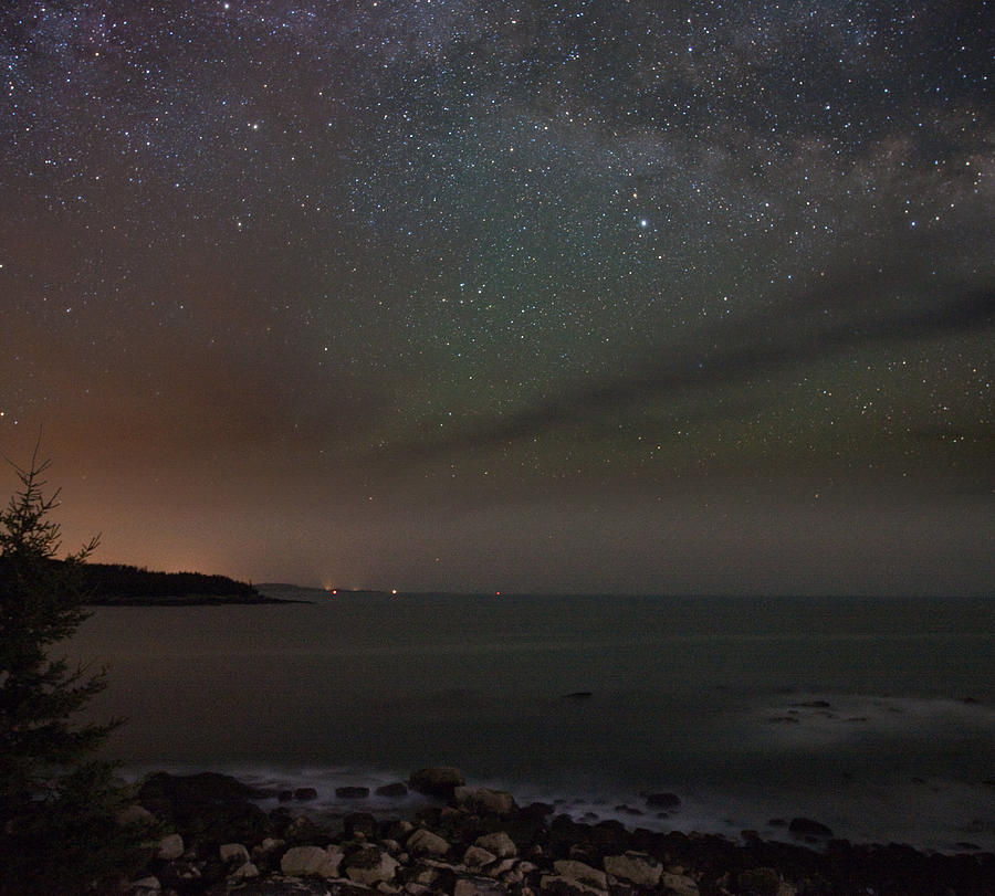 Stars over Acadia 2724 Photograph by Brent L Ander