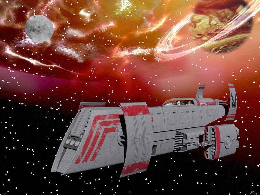 Starship Wonder Digital Art by Michele Wilson