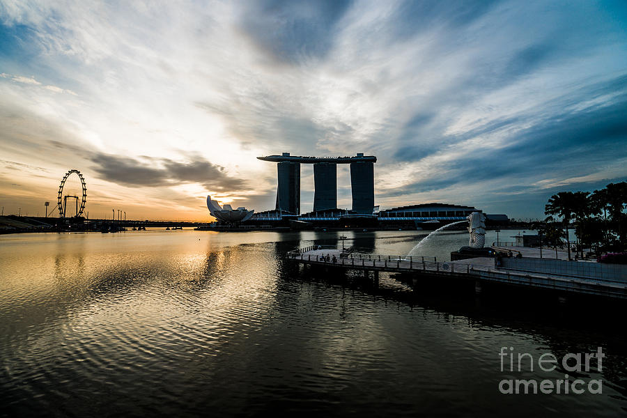 Singapore Photograph - Start a day by Yoo Seok Lee