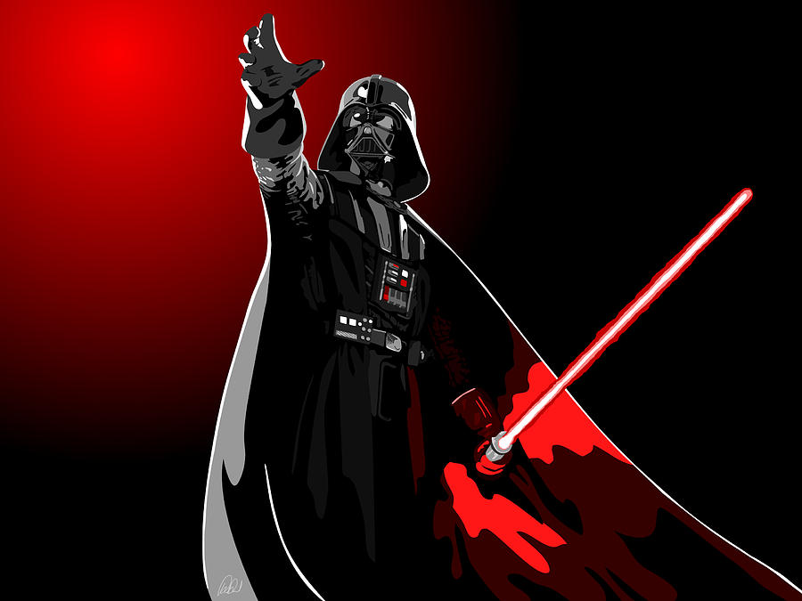 Starwars Darth Vader Digital Art by Paul Dunkel - Fine Art America