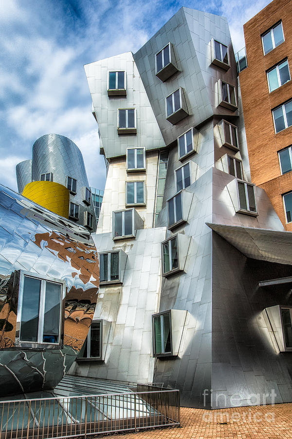 Architecture Photograph - Stata Building 1 by Jerry Fornarotto