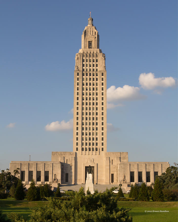 State Capital - Louisiana Photograph by Ernest Hamilton