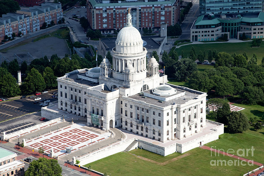 City Photograph - State Capitol Buildng Providence Rhode Island by Bill Cobb