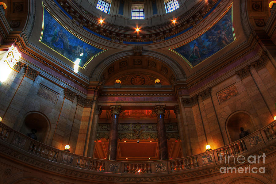 Architecture Photograph - State Capitol of Minnesota by Wayne Moran
