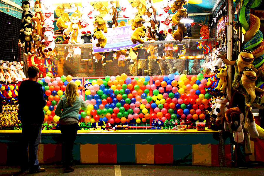 State Fair games Photograph by Frank Tozier - Fine Art America