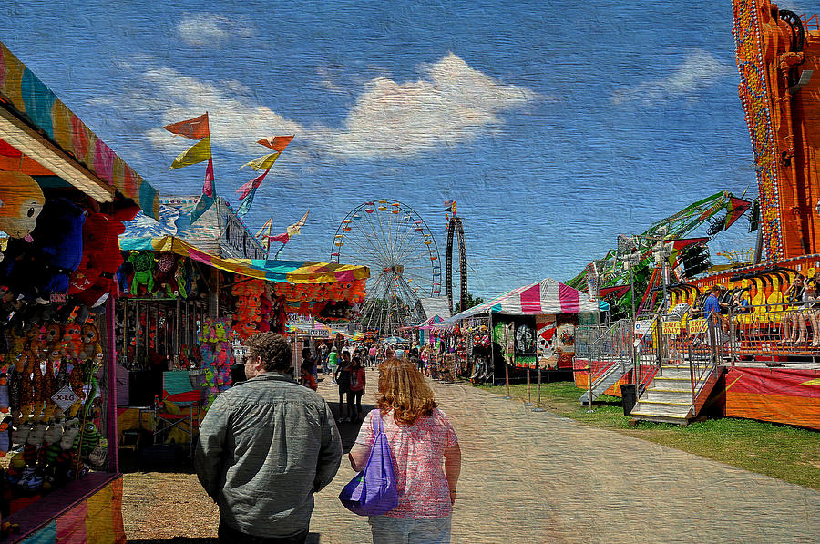 Ferris Wheel Photograph - State Fair by Todd Hostetter