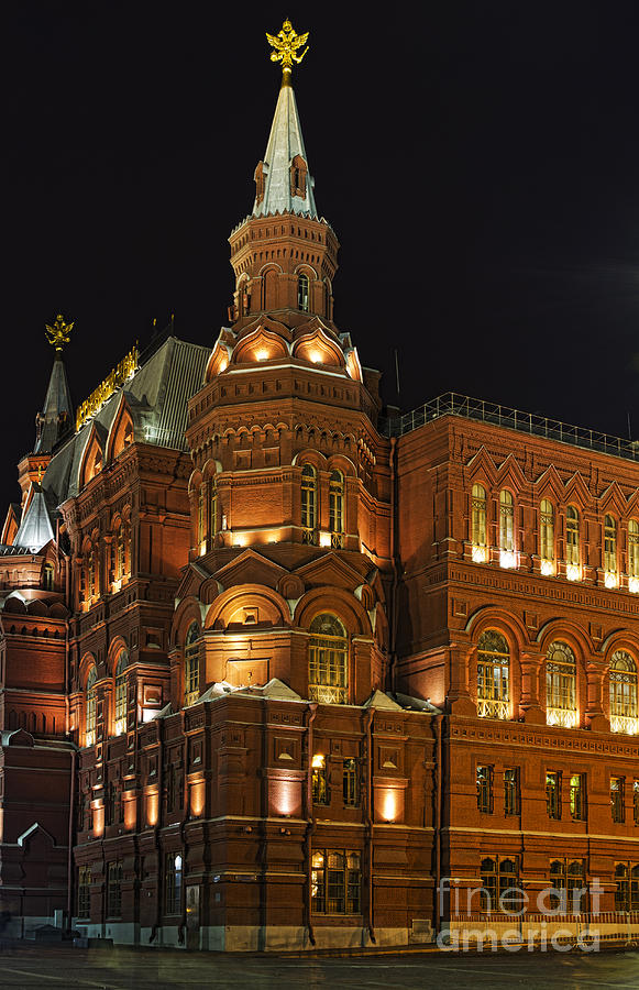 Moscow Photograph - State Historical Museum Moscow by Elena Nosyreva