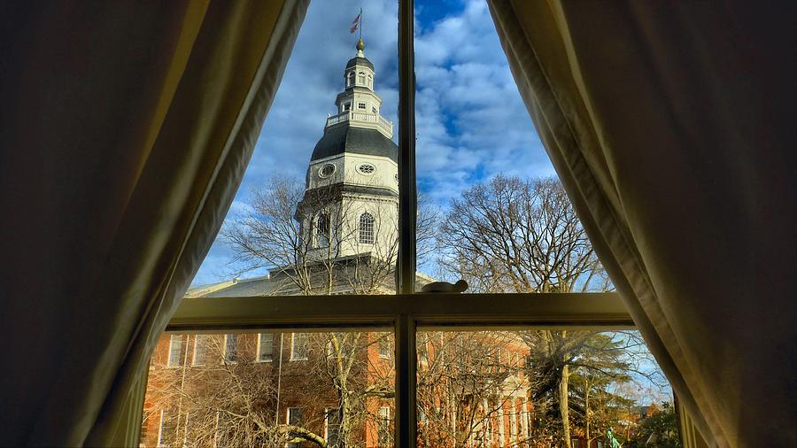 State House  Annapolis Maryland Photograph by Jennifer Wheatley Wolf