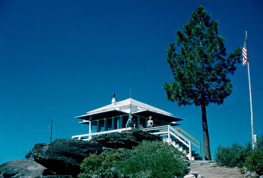 Lookout Photograph - State Line Lookout 1956 2 by Cumberland Warden Lookout Photograph - State Line Lookout 1956 2 by Cumberland Warden