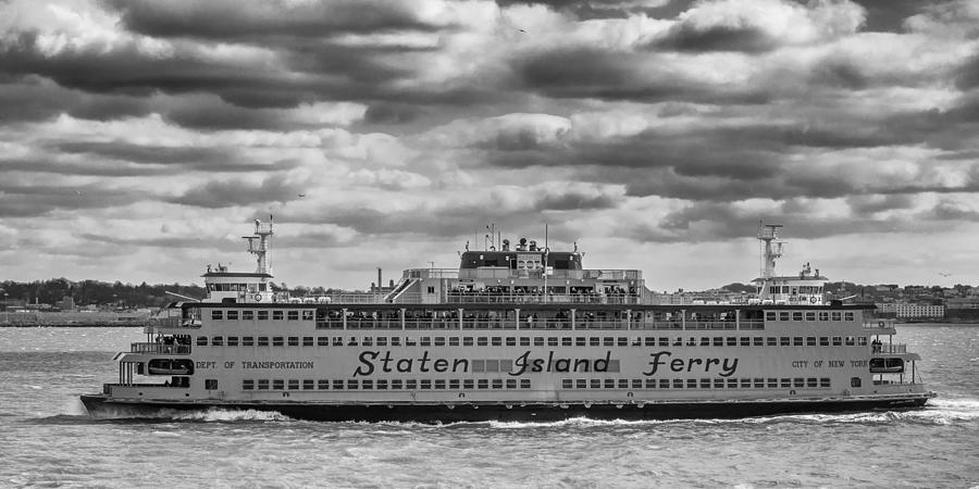 Boat Photograph - Staten Island Ferry 10484 by Guy Whiteley