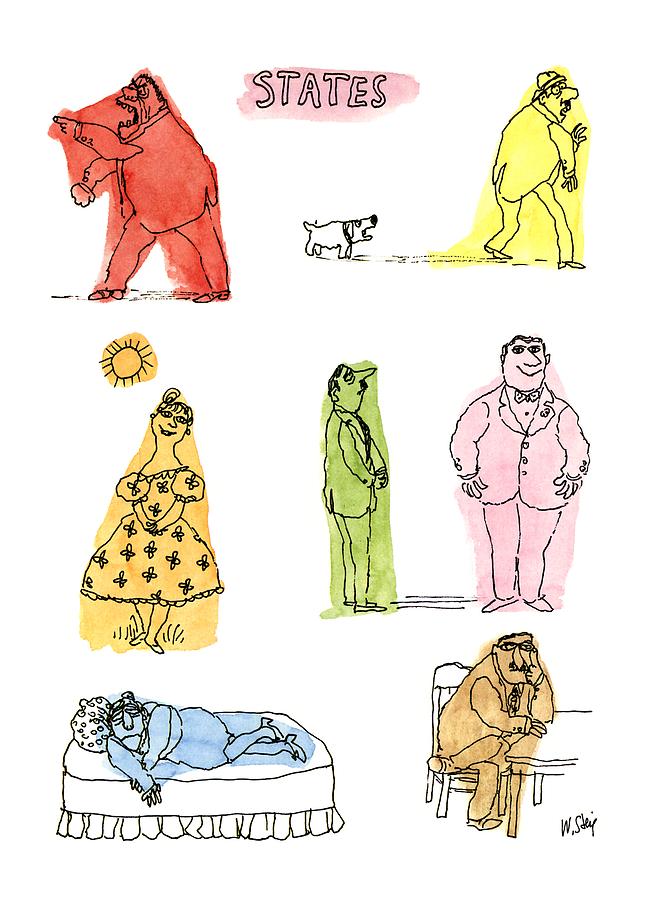 States Drawing by William Steig