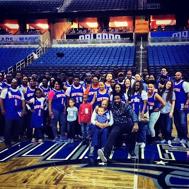 Knicks Photograph - #statfam Came Out Tonight To Cheer Us by Amar\e Stoudemire