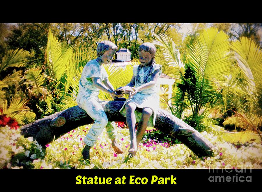 Statue at Eco Park Photograph by Kelly Awad