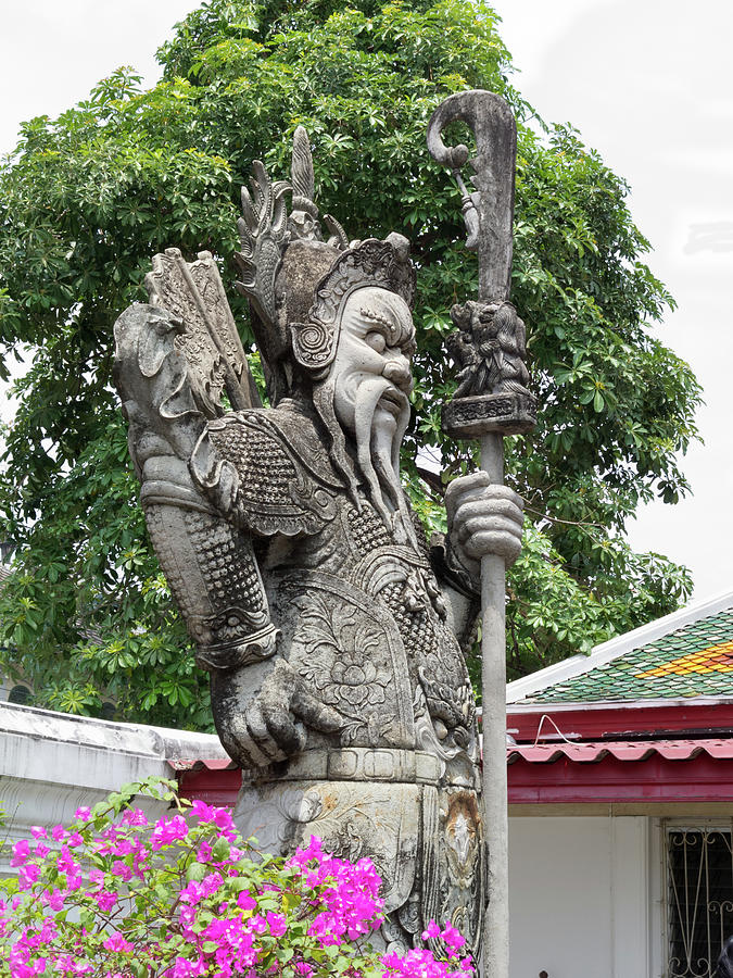 Statue At Wat Phra Kaew Photograph by Steve@colorado