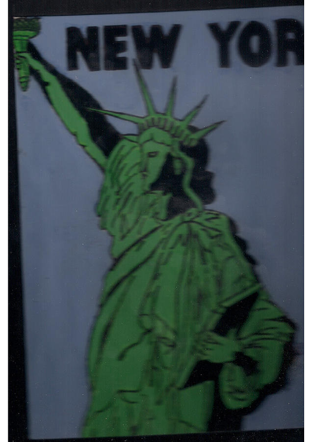 Statue If Liberty Painting by Elvis Navarro