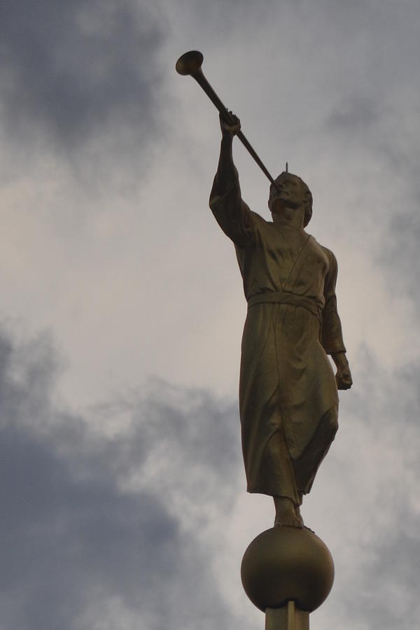 Statue Moroni Photograph by Michael Steckler - Fine Art America