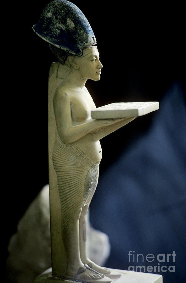 Statue Of Akhenaton Photograph by John G. Ross