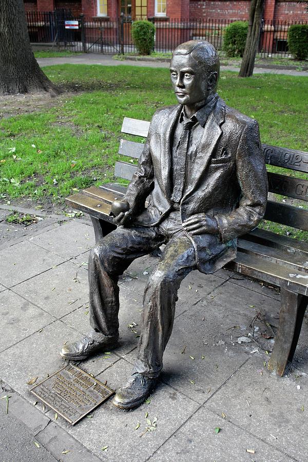 Europe Photograph - Statue Of Alan Turing by Martin Bond