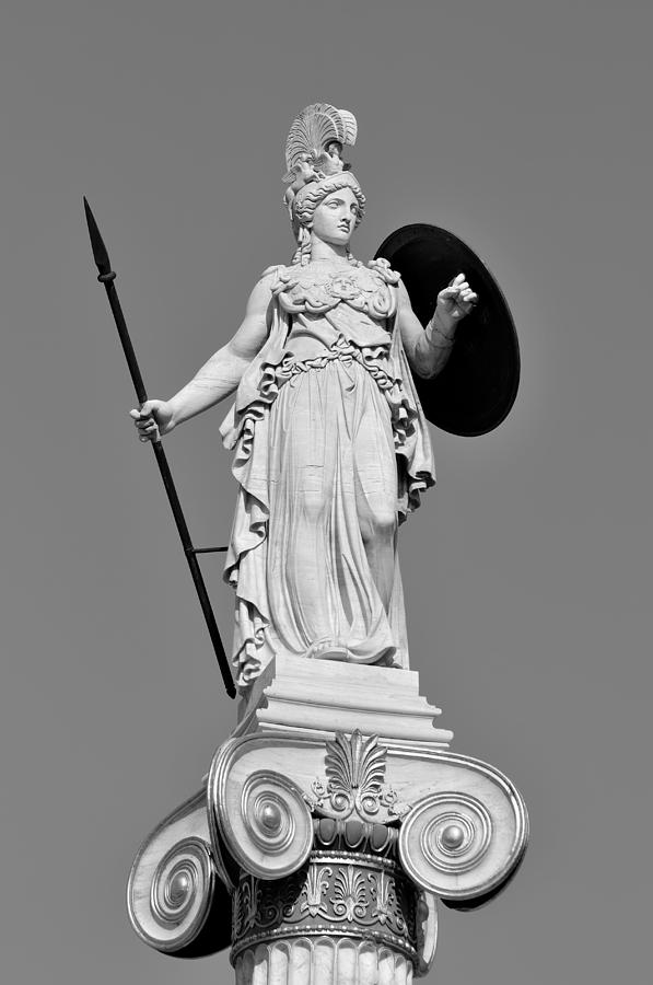 Statue of Athina Photograph by George Atsametakis