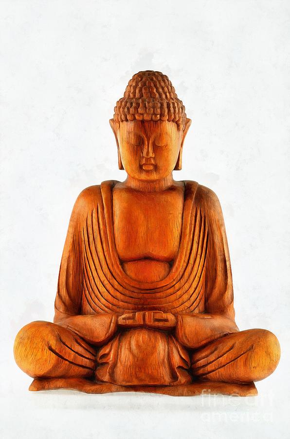Buddha Painting - Statue of Buddha by George Atsametakis