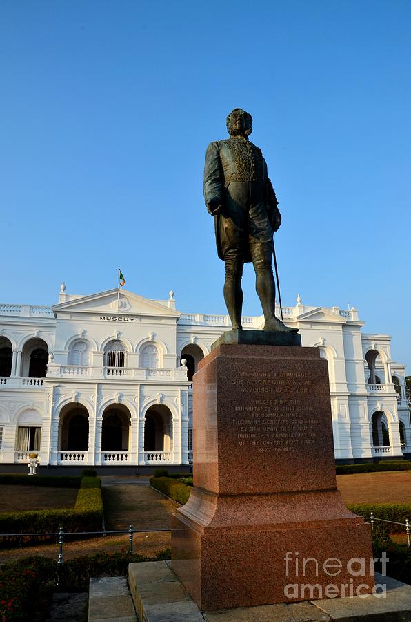 Statue of Gregory outside National Museum Colombo Sri Lanka Photograph by Imran Ahmed