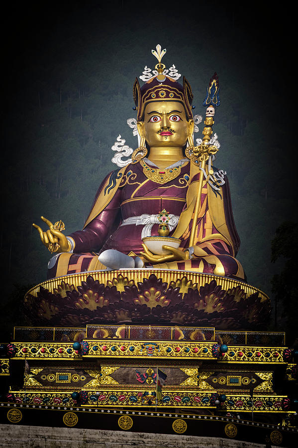 Statue Of Guru Padmasambhava Photograph by Glen Allison