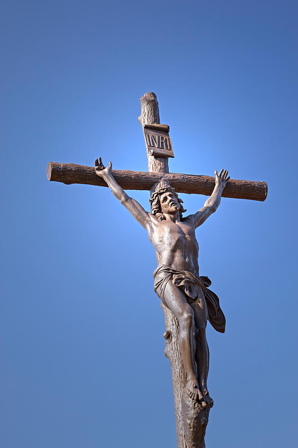 Statue of Jesus Christ on a cross Photograph by Jaroslav Frank - Fine ...