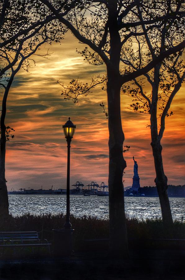 Statue of Liberty from Battery Park Photograph by Marianna Mills