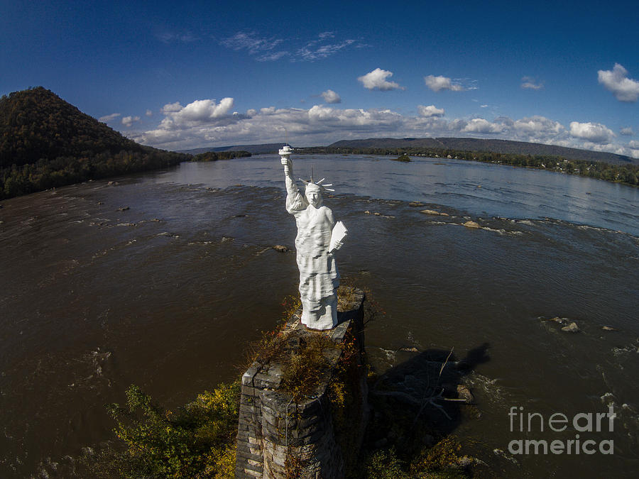 Statue Of Liberty Harrisburg Pa Photograph by Tony Cooper