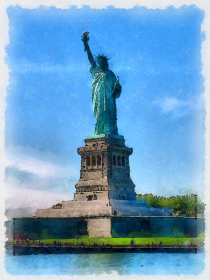 Statue of Liberty Photograph by Mick Flynn