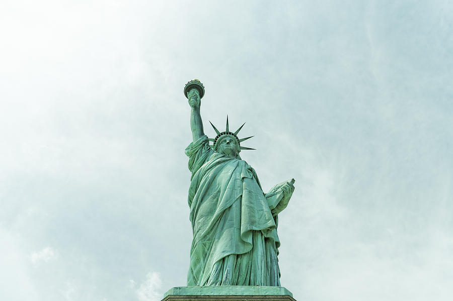Statue of Liberty Photograph by Peter Lakomy