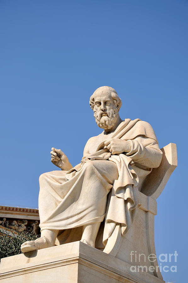 Statue of Plato Photograph by George Atsametakis