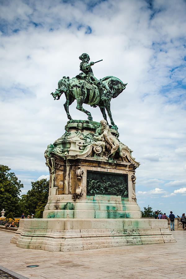 Statue of Prince Eugene of Savoy Buda Castle in Budapest Hungary ...