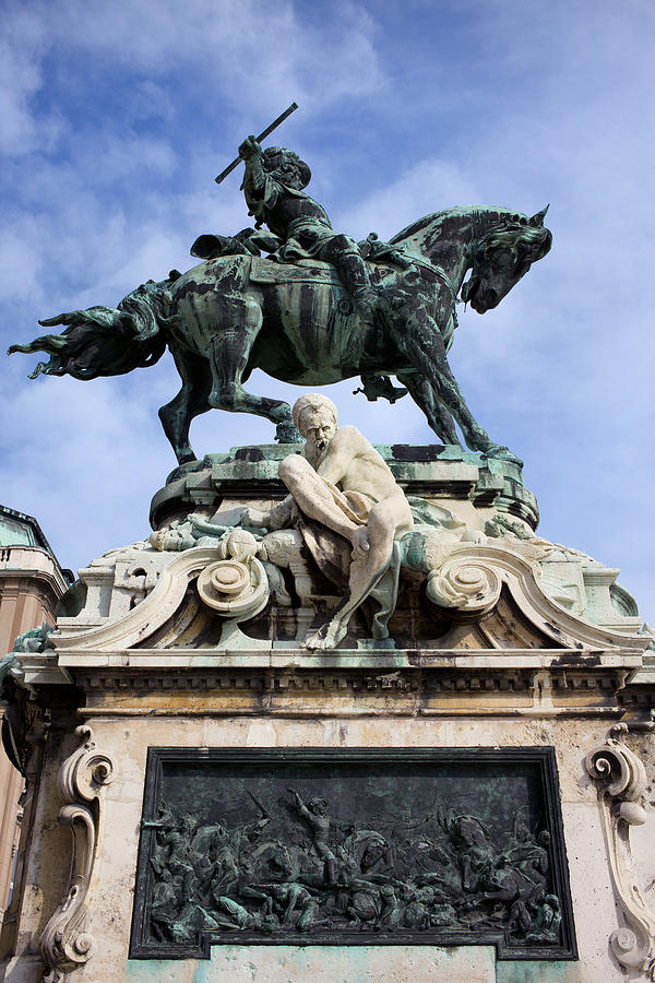 Eugene Photograph - Statue of Prince Eugene of Savoy in Budapest by Artur Bogacki
