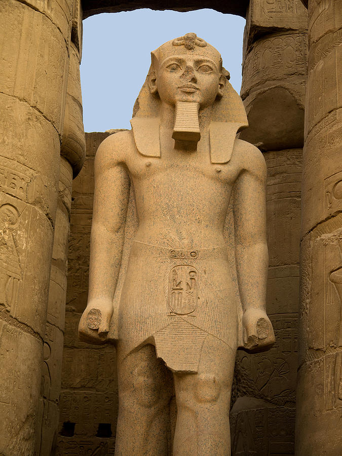 Statue of Ramesses at Luxor Photograph by Brenda Kean