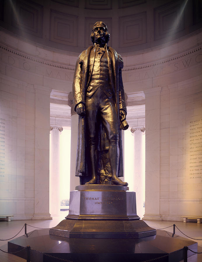 Thomas Jefferson Photograph - Statue of Thomas Jefferson - Jefferson Memorial by Mountain Dreams