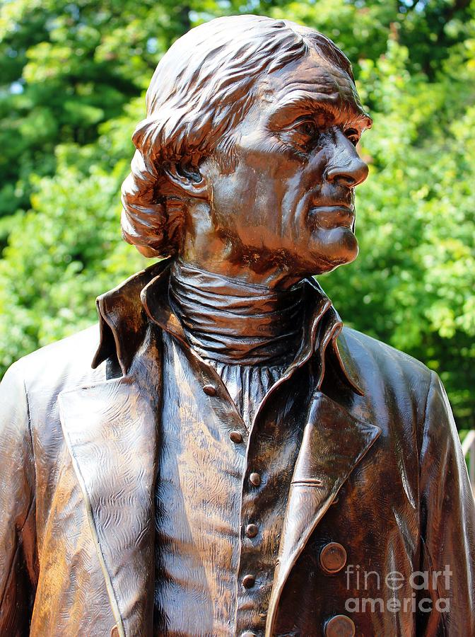 Statue of Thomas Jefferson Photograph by Judy Palkimas