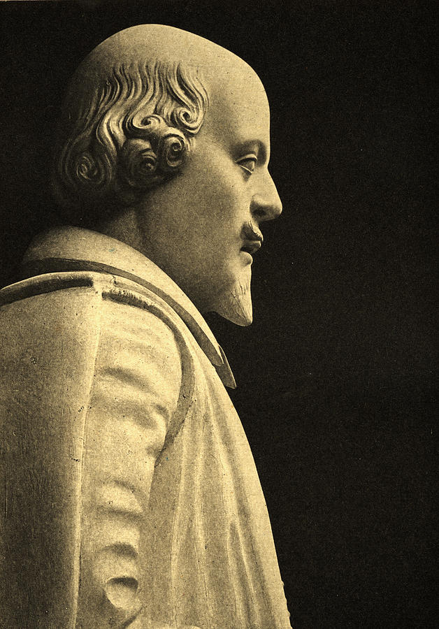 Portrait Photograph - Statue Of William Shakespeare by English School