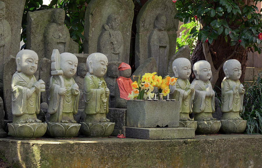 Statues At Shinto Shrine, Matsumae Photograph by Panoramic Images