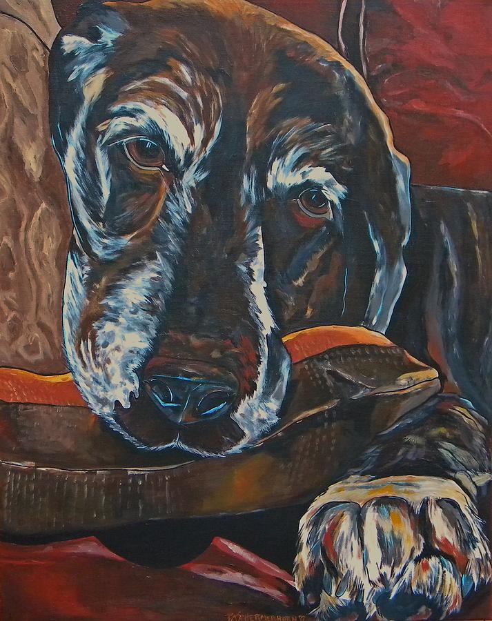 Labrador Retriever Painting - Stax by Patti Schermerhorn