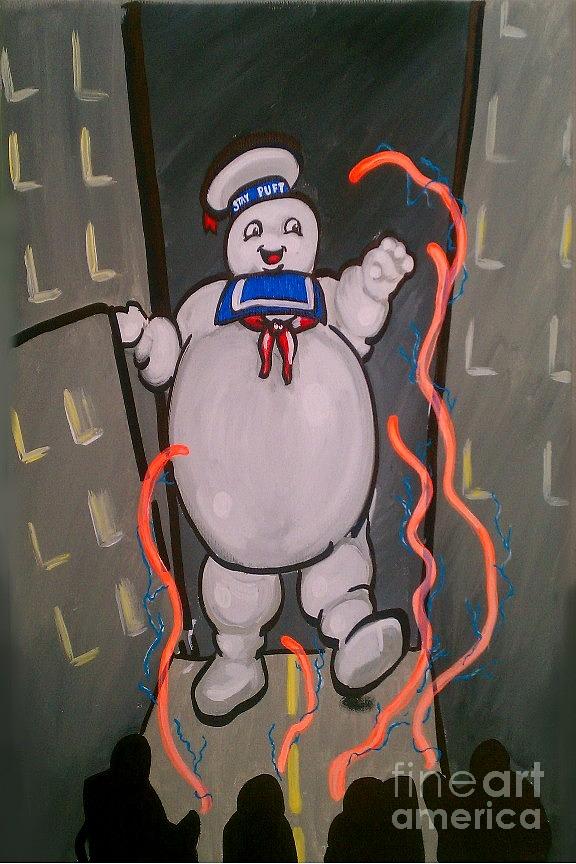 Stay Puft Painting by Marisela Mungia - Pixels