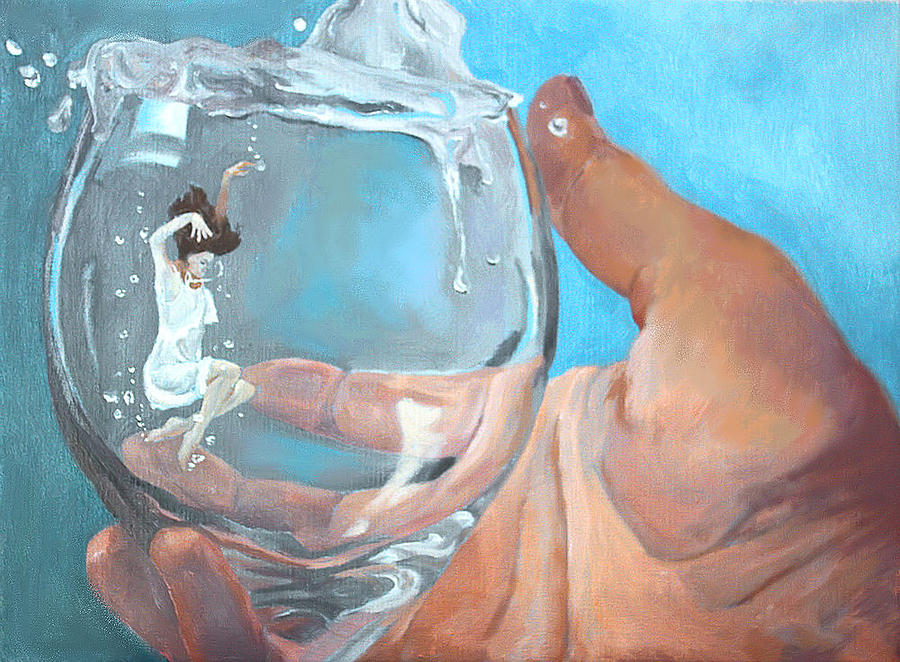 Staying Afloat Painting by Rachel Bochnia