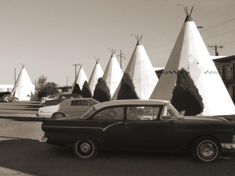 Staying at the Wigwam 2 Photograph by Mike McGlothlen