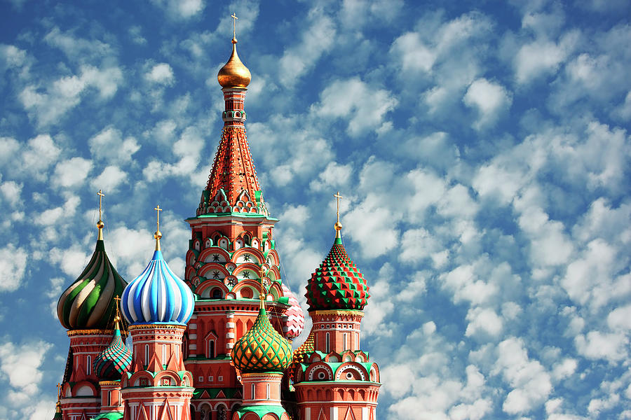 St.basil Cathedral, Moscow, Russia Photograph by Tunart