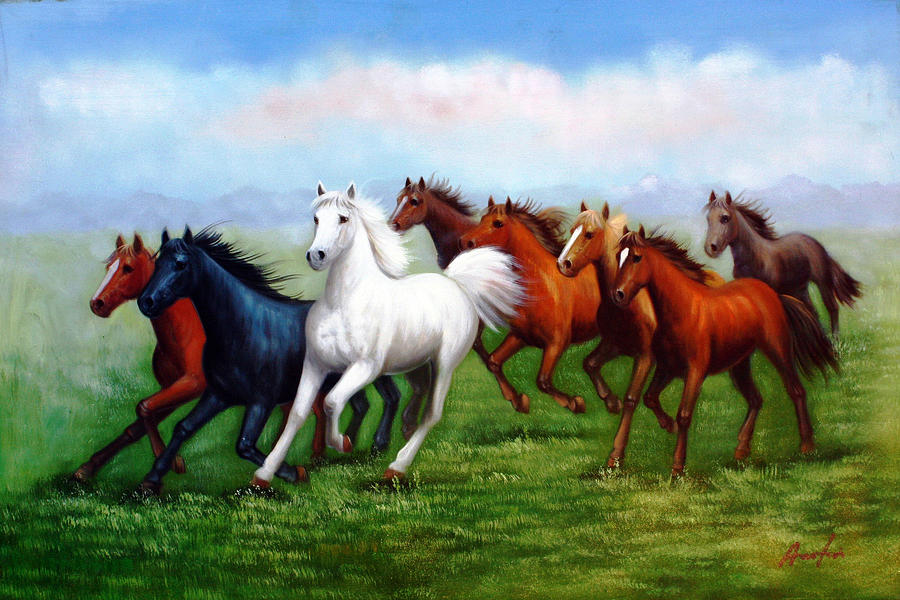 Steadfast Free Spirit Painting by American Artist - Fine Art America