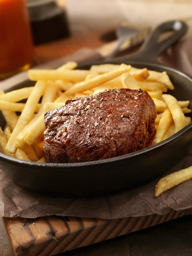 Steak and Fries Photograph by LauriPatterson