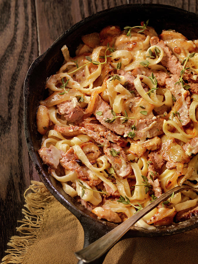 Steak And Mushroom Fettuccine Photograph by Lauripatterson