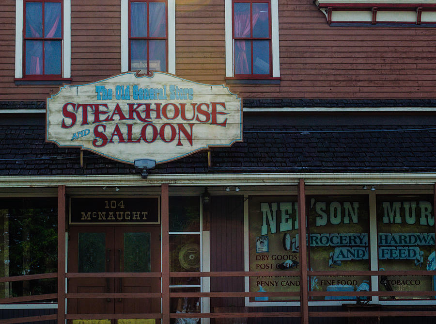 Steakhouse and Saloon Photograph by Tikvahs Hope